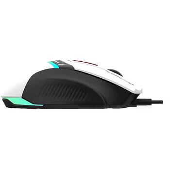 Tracer spēļu pele GameZone Spectra TRAMYS47840, 7200 dpi, USB, optiskā, RGB, 8 pogas, balta (TRAMYS47840)