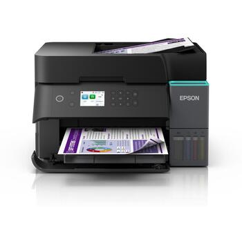 Epson Многофункциональный принтер EcoTank L6370 C11CL43403, 4-ink, A4, Wi-Fi, 1200 x 2400 dpi, ADF, черный (C11CL43403)