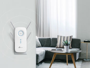 TP-Link RE650 AC2600 Mesh Wi-Fi усилитель/репитер 2.4 GHz 800 Mbps 5 GHz 1733 Mbps 4 внешние антенны Gigabit Ethernet Белый (RE650)
