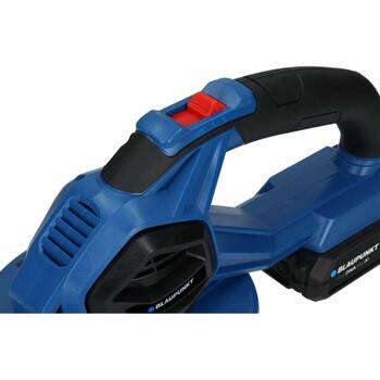 Blaupunkt CB2010 аккумуляторный воздуходувка для листьев, 18В, 210 км/ч, 2 скорости, бесщеточный двигатель, Li-ion, 4000 мАч (CB2010)