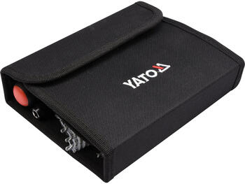 Yato Instrumentu komplekts YT-08195, 150mm, 9mm, 11mm, 13mm, 15mm, 17mm, 19mm, sešstūra turētājs, tērauda birste x6 (YT-08195)