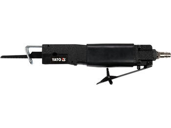 Yato pneimatiskais zobenzāģis YT-09955, 9000 min⁻¹, 0,63 MPa, 170 l/min, 10 mm, 2 mm metāls, 6 mm koks, 6 mm plastmasa (YT-09955)