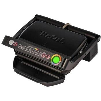 Tefal Kontaktgrils GC712834, 2000 W, melns, 600 cm², 6 automātiskās programmas, noņemamas plāksnes (GC712834)