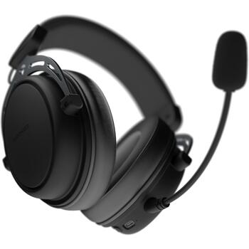 Genesis гарнитура Toron 706 NSG-2340, 50мм, 20-20000Гц, Bluetooth 5.1, 2.4 ГГц, 100ч, накладные, микрофон, черный (NSG-2340)