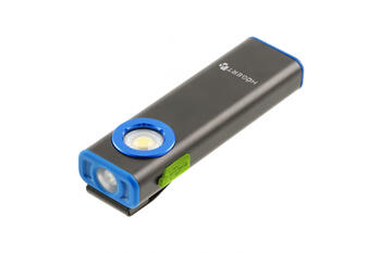 Hogert фонарь HT1E417, 800лм, 10ч, 3ч, USB-C, 200мАч, 3.7В, IP54, 5 режимов, алюминиевый корпус, магнитный, с клипсой (HT1E417)