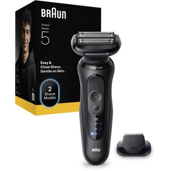Braun bārdas skuveklis 52-N1200s, 3 asmeņi, 50 min, Li-Ion, mitrā un sausā, ūdensizturīgs, ceļojumu kaste, precīzijas trimmeris (52-N1200s)