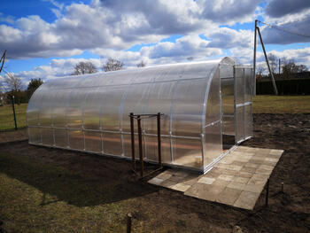 Siltumnīca KLASIKA TUBE 3 x 12m ar pamatiem - 4mm polikarbonāts 9992376941029 KLASIKA GREENHOUSE (162)