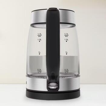 Tefal Чайник KI605830, 2200 W, 1.7 L, стекло, 360° поворотная база, черный (KI605830)