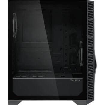 Zalman Z3 Iceberg Black корпус ATX, 2x120мм ARGB вентилятора, 4мм закаленное стекло, USB 3.0, черный (Z3 Iceberg Black)