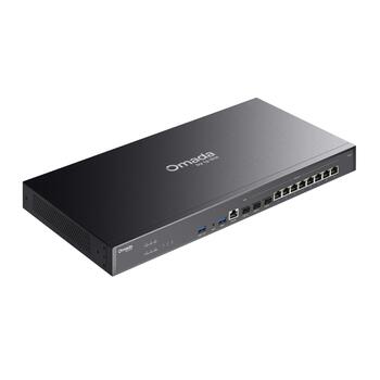 TP-Link ER8411 VPN маршрутизатор Omada 2×10G SFP+ 1×1G SFP 8×10/100/1000 RJ45 2×USB 4G LTE резервирование Rack Mount Чёрный (ER8411)