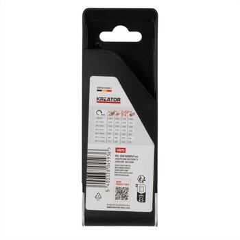 Kreator KRT012001 Urbju komplekts HSS metālam, 6gab, 2-8mm, plastmasas kaste (KRT012001)