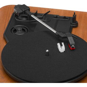 Adler Виниловый проигрыватель AD 1914w, 33.3 RPM, 45 RPM, 75 RPM, USB, Bluetooth 5.4, 2x0.8 W динамики (AD 1914w)