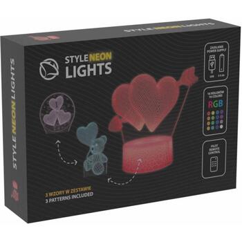 Manta Декоративная лампа SNL115RGB, 5W, 11.4cm, 10cm, 21.7cm, 5V, AA, USB, 2m, многоцветная, LED, сердце (SNL115RGB)