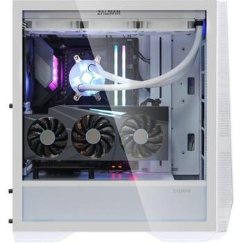 Zalman Корпус компьютера Z9 Iceberg WH, 9.6кг, белый цвет, 7 отсеков для дисков, 3x2.5 дюйма, 2x3.5 дюйма, 1xUSB 3.1 Type C (Z9 Iceberg WH)