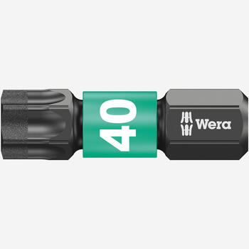 Torx T40 x 25mm Impaktor uzgalis ar dimanta pārklājumu, WERA, 05057627, izturīgs un efektīvs instrumentu risinājums (05057627001)