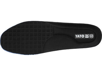 Yato drošības apavi Porto SB PL YT-80674, 43, 28 cm, EN ISO 20345:2022, tērauda purngals, 200 J, 15 kN, 1100 N, neslīdoša zole (YT-80674)