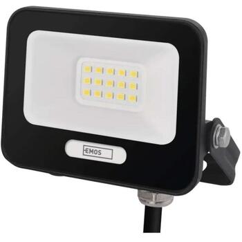 Emos LED prožektors GLARO ZS2214B, 10 W, 1000 lm, IP65, neitrāli balta, alumīnijs, 120°, 20 000 h (ZS2214B)
