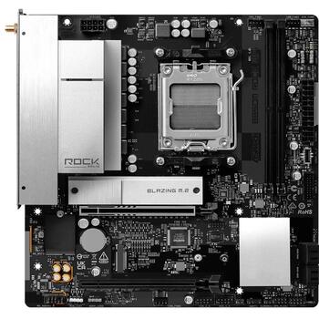 Mainboard|ASROCK|AMD B850|Socket AM5|micro ATX|RAM DDR5-SDRAM|2xSlots|Wi-Fi Yes|Bluetooth Yes|1xNumber of M.2 (M) slots|B850MROCKWIFI (B850M ROCK WIFI)