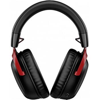 HyperX Наушники Cloud III 727A9AA, 3.5 мм, 64 Ом, 10-21000 Гц, 1 микрофон, Черный/Красный (727A9AA//)