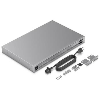 Ubiquiti UniFi Pro HD 24 Управляемый коммутатор USW-Pro-HD-24, 115 Gbit/s, 230 Gbit/s, 22x2.5G RJ-45, 4xSFP+, 1U, серый (USW-Pro-HD-24)
