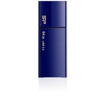 Silicon Power USB флеш-накопитель Blaze B05 SP064GBUF3B05V1D, 64 ГБ, USB 3.1 Gen 1, 5 Гбит/с, синий, LED индикатор (SP064GBUF3B05V1D)