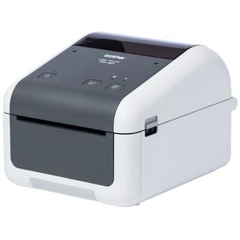 Brother TD-4215D TD4215DXX1, принтер этикеток прямой термопечати, 203x203 DPI, 127 мм/с, последовательный, проводной, 256 МБ (TD4215DXX1)