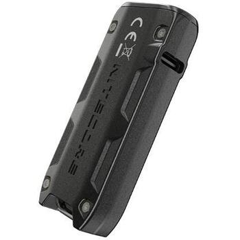 Nitecore TIPSEBLACK, Rokas lukturis, 700 lm, 2 x OSRAM P8, 2100 cd, 90 m, IP54, 500 mAh, 50 h, USB, melns (TIPSEBLACK)