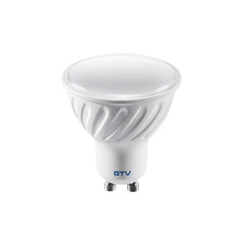 Gtv светодиодная лампа GU10 LD-PC7510-30, 7 Вт, 550 лм, 3000 К, 220-240 В, 50-60 Гц, недиммируемая, класс энергии F (LD-PC7510-30)