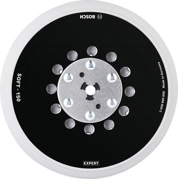 Slīpēšanas pamatne 150mm,Soft GET 75-150, Ekscentra slīpmašīnām EXPERT MULTIHOLE BALSTA DISKS, 2608900006, BOSCH (2608900006)