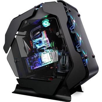 Zalman Datoru korpuss Z-Machine 500, 10.5kg, Melna, Alumīnijs, Rūdītais stikls, 7 x PCI, 1 x 3.5