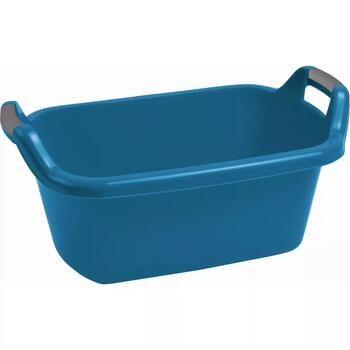 Curver Bļoda ar rokturiem ovāla 0803315X55, 35L, 63x42x32cm, plastmasa, zila (0803315X55)