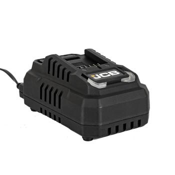 JCB JCB-18FC-45 Professional 18V ātrais lādētājs JCB Li-Ion akumulatoru uzlādei 4.5A 100-240V Smart saderīgs ar JCB 18V akumulatoriem (JCB-18FC-45)