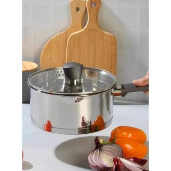 Russell Hobbs Кастрюля RH011641EU7, 20см, 9.5см, нержавеющая сталь, крышка, электрическая, газовая, стеклокерамика, индукция (RH011641EU7)