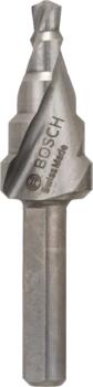 Pakāpjveida urbis met. 4-12x65.0mm 1gab., Urbjmašīnām/skrūvgriežiem HSS PAKĀPJVEIDA URBIS AR 3 PLAKŅU KĀTU, 2608597518, BOSCH (2608597518)