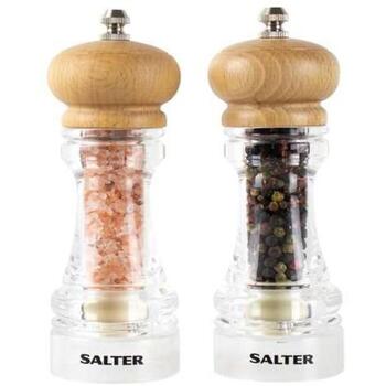 Salter Молоты для перца 7607 WDXR, 168mm, 71mm, керамика, механический, регулируемая степень помола, 2 молота (7607 WDXR)