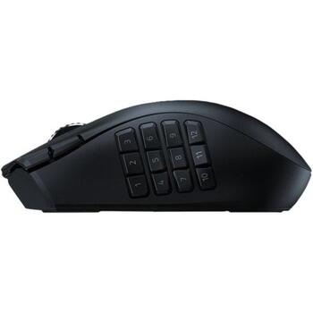 Razer bezvadu spēļu pele Naga V2 HyperSpeed RZ01-03600100-R3G1, 30000 DPI, 2.4GHz, Bluetooth, 19 programmējamas pogas, ergonomiska (RZ01-03600100-R3G1)