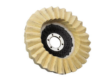 Balts vilnas slīpdisks 125mm, (10gb) G00387 GEKO (G00387)