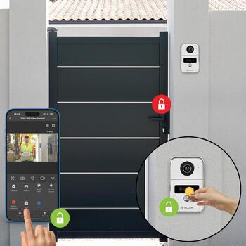 Tellur Умный WiFi Дверной звонок TLL331511, 1080P, 350g, IP54, 2MP, 140°, 2.4G WiFi, двусторонняя связь, ночное видение (TLL331511)