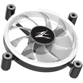Zalman ZM-LF120A3 120mm ARGB 3-Packs, 3 вентилятора, 12cm, 800-1300 RPM, 43 cfm, 25 dB, PWM, ARGB, черный/белый (ZM-LF120A3)