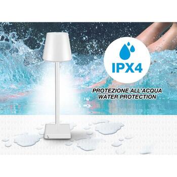 Beper Настольная лампа P201UTP102, 2W, IPX4, 1 лампочка, перезаряжаемая батарея, регулировка температуры света (P201UTP102)