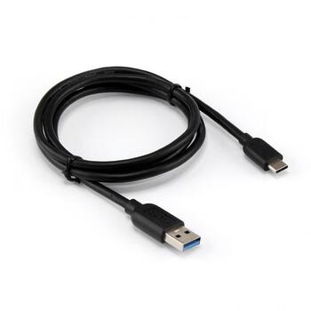 Sbox USB кабель USB-20-TYPEC-2/R, 2м, 480 Мбит/с, USB A M, C тип M, черный, оплетка: Нет (USB-20-TYPEC-2/R)