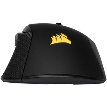 Corsair spēļu pele IRONCLAW RGB FPS/MOBA CH-9307011-EU, 18000 DPI, optiskā, USB, 7 pogas, 105 g, RGB apgaismojums, OMRON slēdži (CH-9307011-EU)