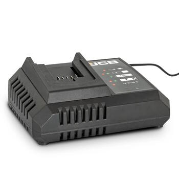 JCB JCB-18FC-9 Professional 18V сверхбыстрое зарядное устройство для зарядки JCB Li-Ion аккумуляторов 9А 20.5В DC умная зарядка совместимо с JCB 18V аккумуляторами (JCB-18FC-9)