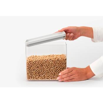 Brabantia Tasty+ 230622 pārtikas kārba, 3.5L, plastmasa, caurspīdīga, BPA nesaturoša, trauku mazgājamā mašīnā droša (230622)