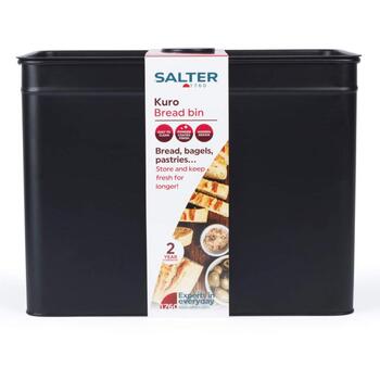 Salter Хлебница BW124581EU7, 14.2л, черный, углеродная сталь, 26.2x18.8x33.8см (BW124581EU7)
