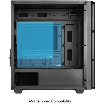 Chieftec Kaste Pro Mini AZ-01B-OP, Mini Tower, 1x USB 3.0, 1x 120mm ventilators, 2x 2.5