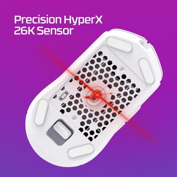 HyperX Pulsefire Haste 2 беспроводная игровая мышь 6N0A9AA, 26000 dpi, 650 ips, 50 G, 1000 Hz, 6 кнопок, 100 млн нажатий, RGB (6N0A9AA)