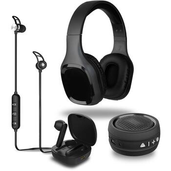 Denver Беспроводные игровые наушники BTC-413 111270000010, 8ч, 105дБ, 16Ω, Bluetooth 5.0, IPX4, 2 динамика (111270000010)