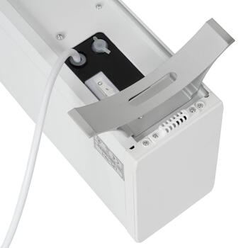 Eurom Alutherm Baseboard 1000 WiFi конвекторный обогреватель низкий для отопления помещений 1000W WiFi smart control настенный и напольный (361162)
