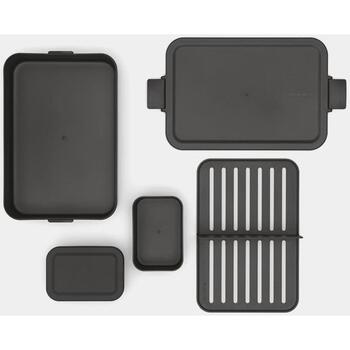 BRABANTIA Make & Take pusdienu kārba, bento, dark grey (203480)